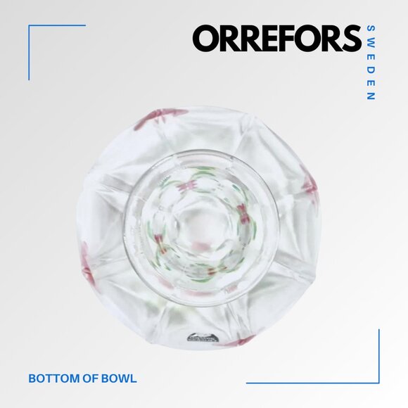 ORREFORS Sweden Rare Maja 5" Round Bowl - Picture 6 of 15